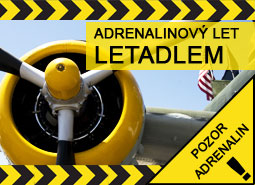 Adrenalinový let letadlem: 20 minut pro 1 osobu